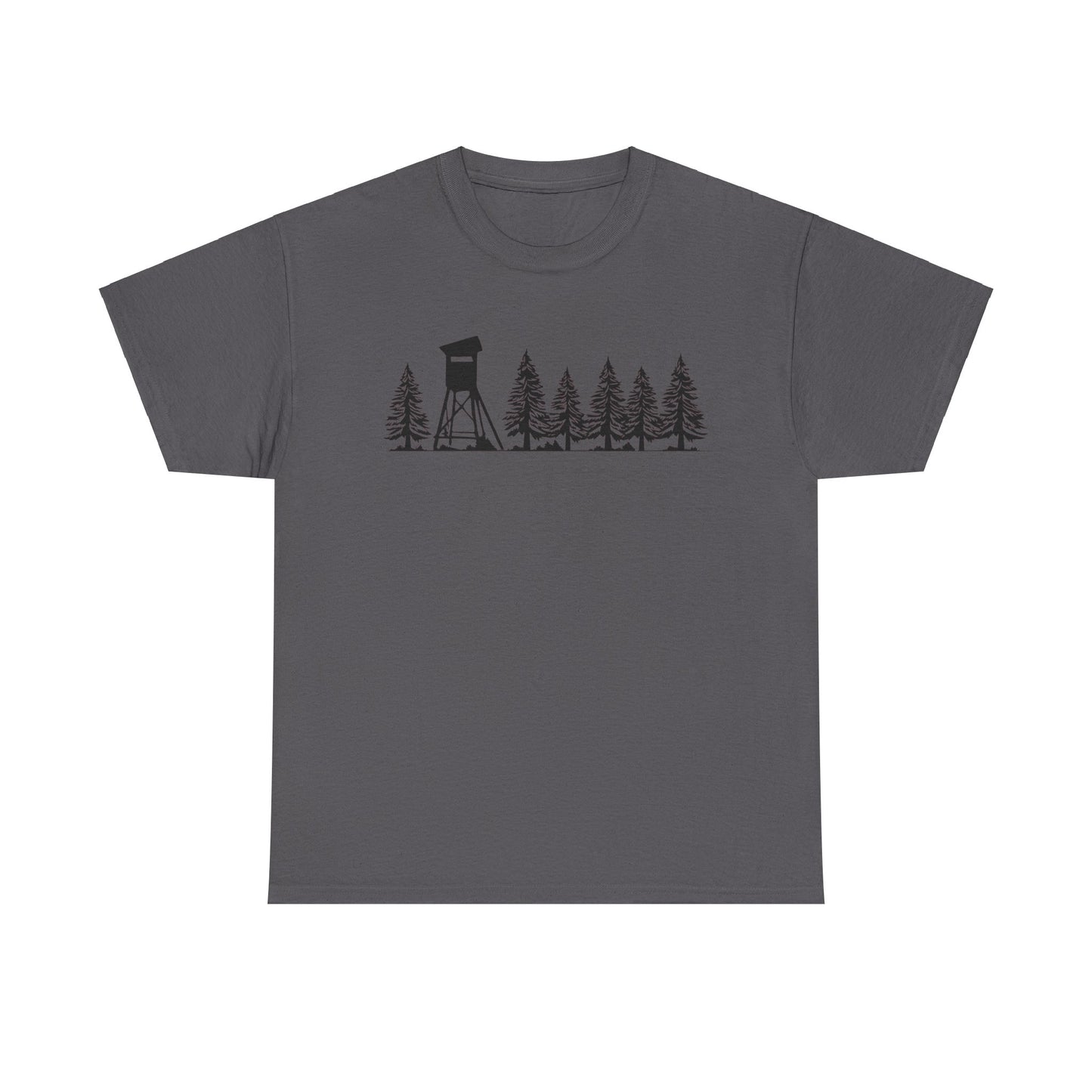 T-Shirt Unisex - Hochsitz im Wald