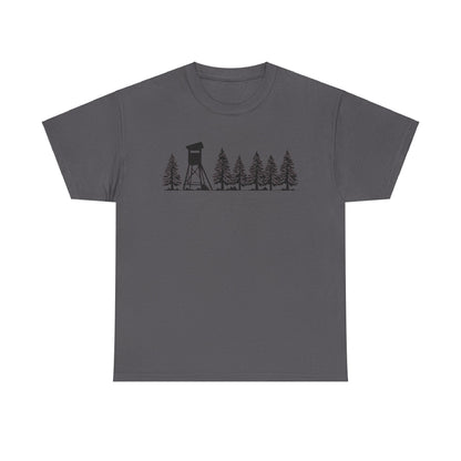 T-Shirt Unisex - Hochsitz im Wald