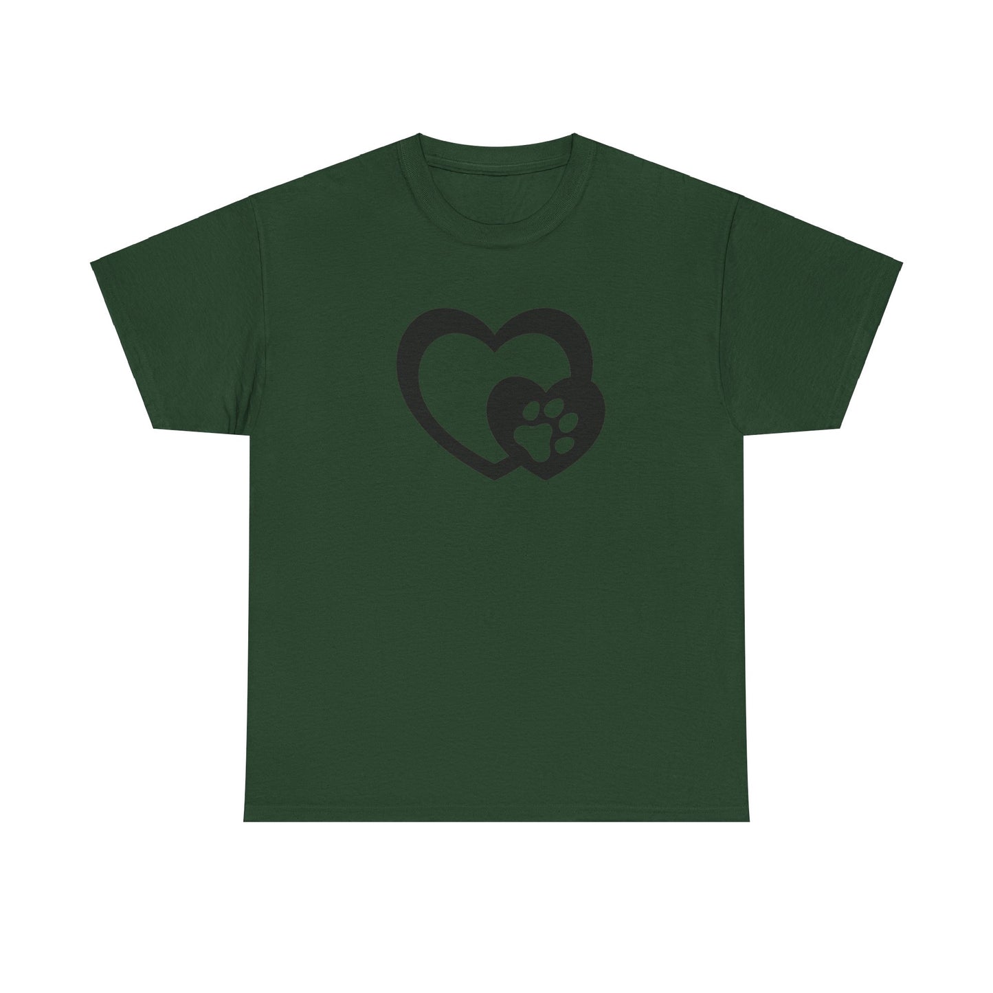 T-Shirt Unisex - Hundepfote mit Herz 5