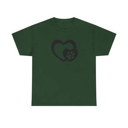 T-Shirt Unisex - Hundepfote mit Herz 5