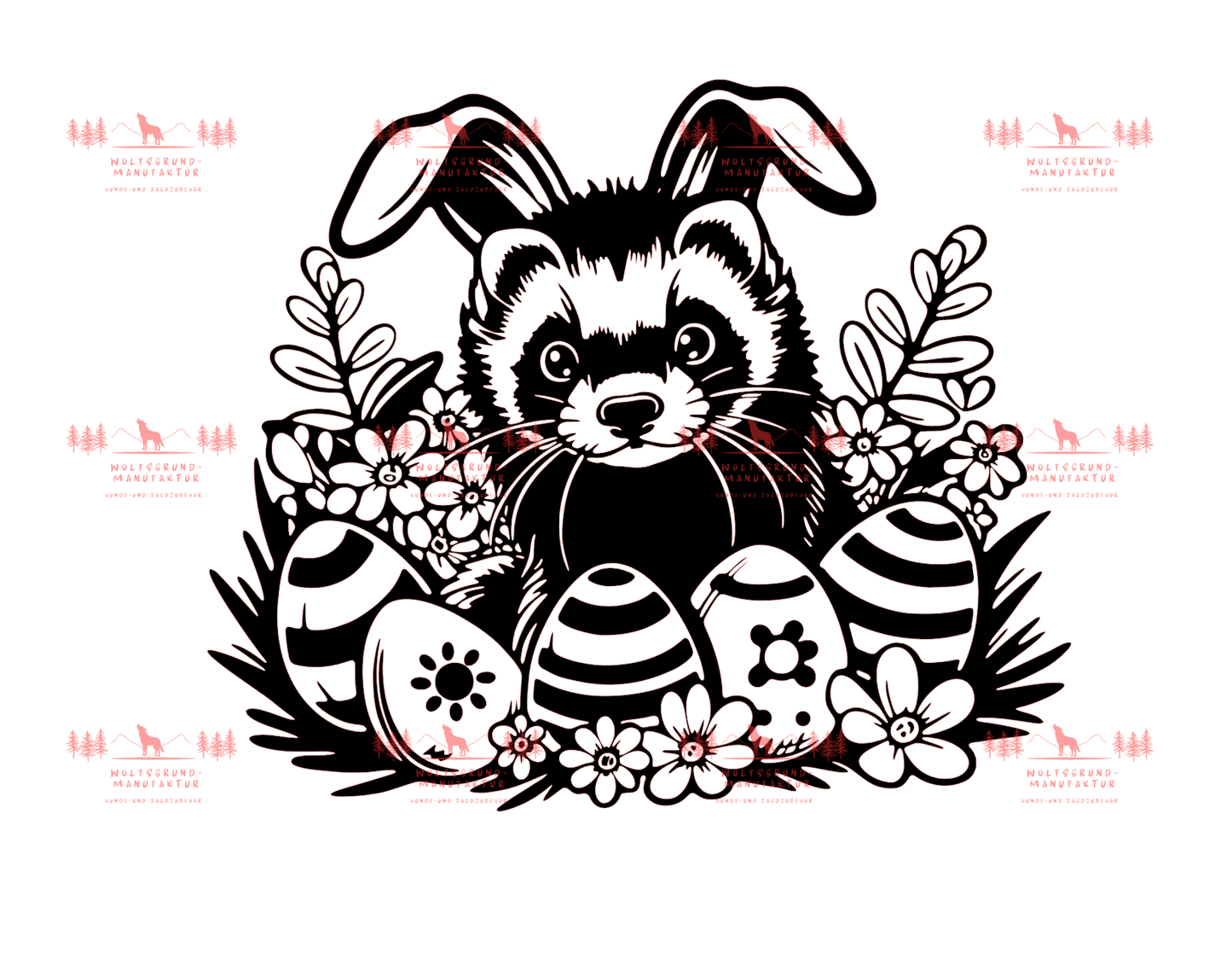Frettchen Ostern