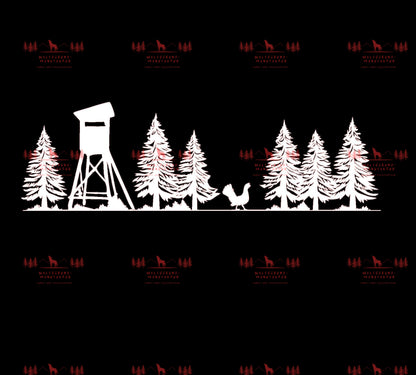 Hochsitz im Wald - Auerhahn