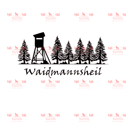 Hochsitz im Wald - Waidmannsheil