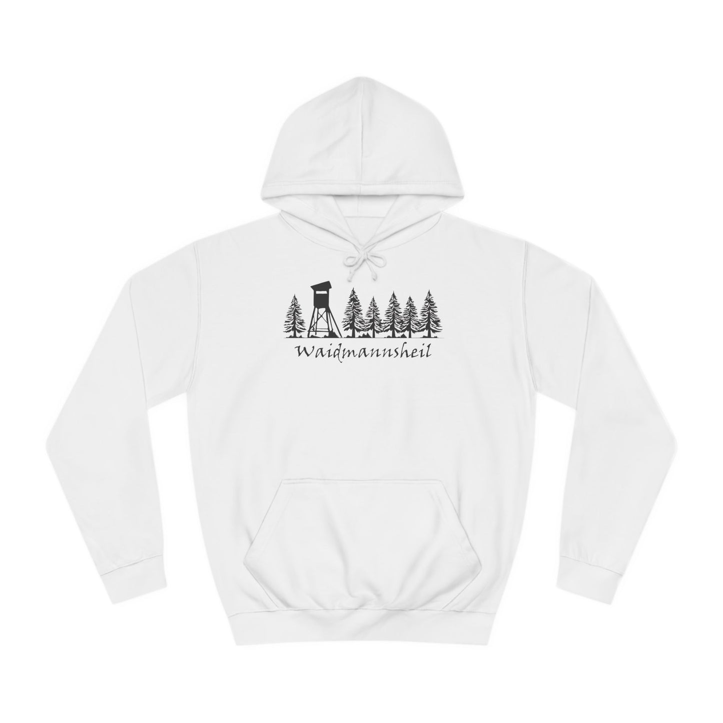 Hoodie Unisex - Hochsitz im Wald - Waidmannsheil