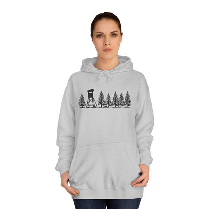 Hoodie Unisex - Hochsitz im Wald