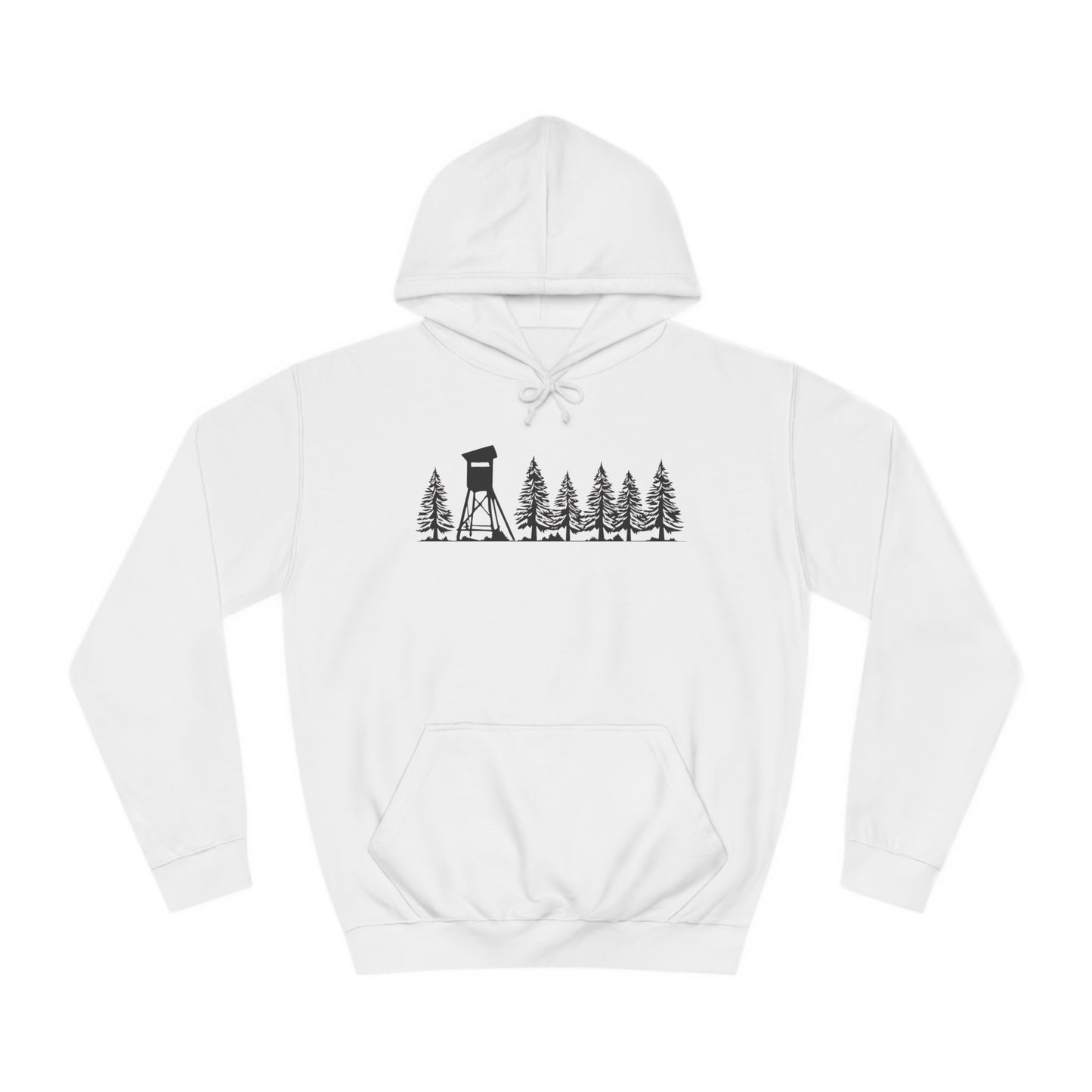 Hoodie Unisex - Hochsitz im Wald