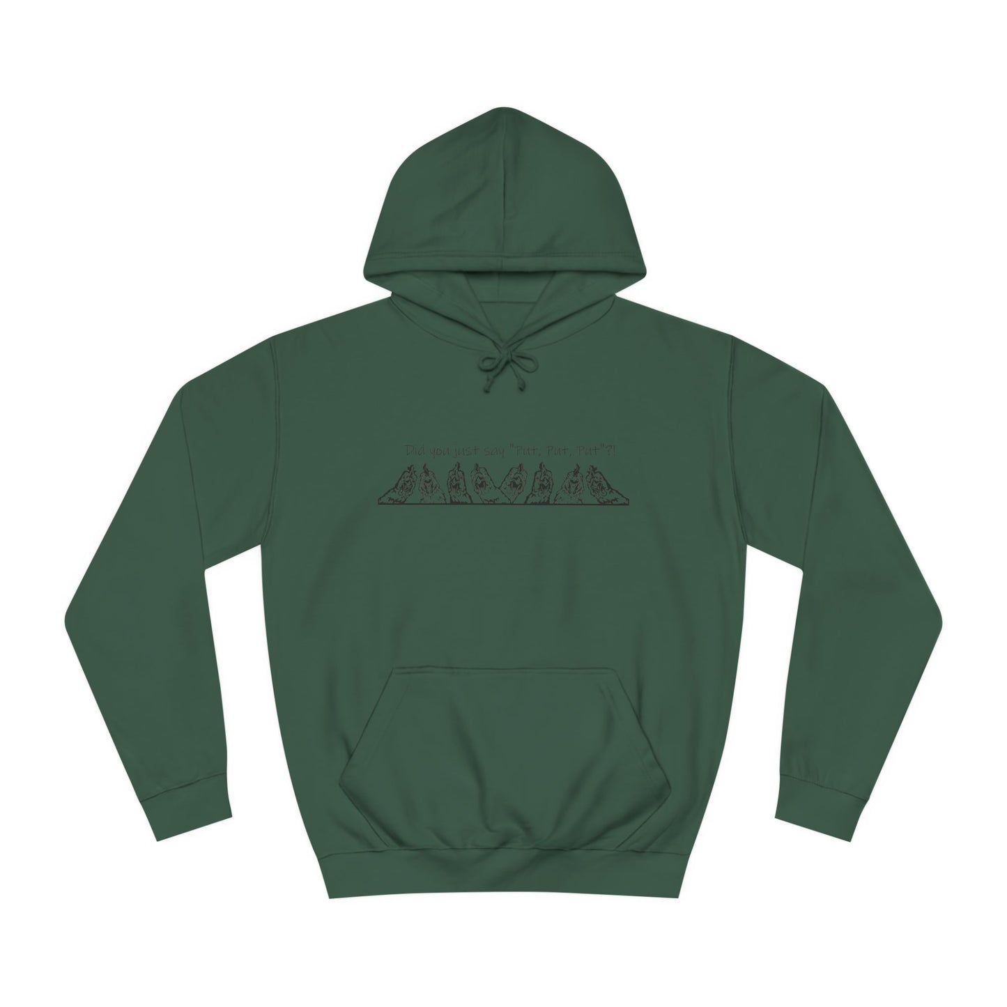 Hoodie Unisex - Huhn Neugierig 1
