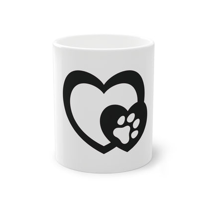 Tasse - Hundepfote mit Herz 5