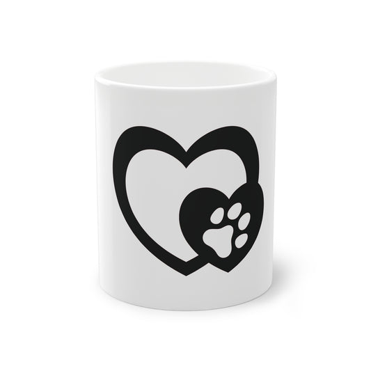 Tasse - Hundepfote mit Herz 5