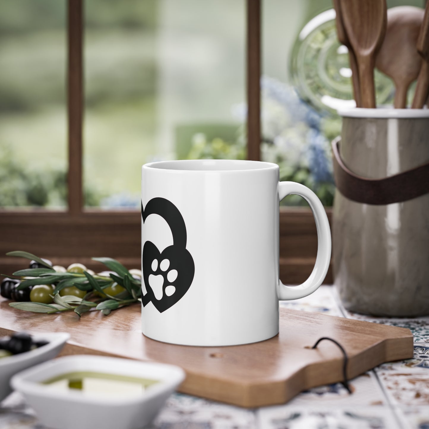 Tasse - Hundepfote mit Herz 5