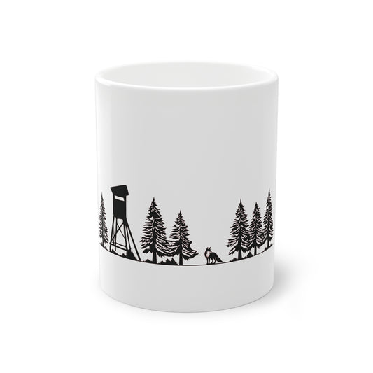 Tasse - Hochsitz im Wald - Fuchs