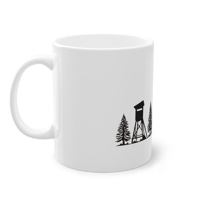 Tasse - Hochsitz im Wald - Fuchs