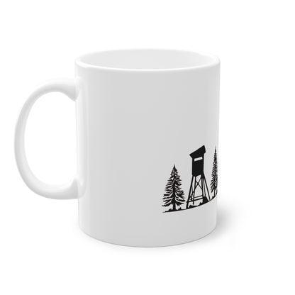 Tasse - Hochsitz im Wald - Rehbock